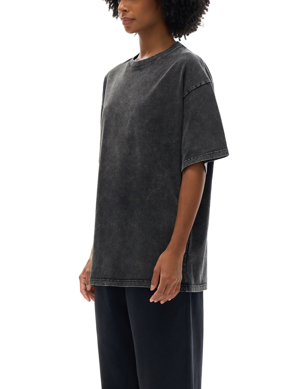 'Tortoise' Washed Oversized Cotton T-Shirt